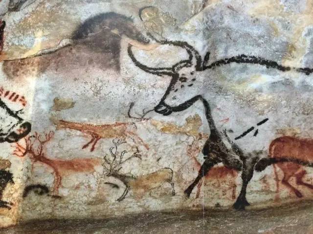 拉斯喀洞窟壁画 白明摄临摹拉斯喀洞窟壁画法国也是这样,我这次去看拉