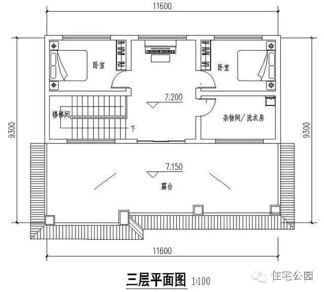 广州农民自建房11x9米,含平立面图+户型说明