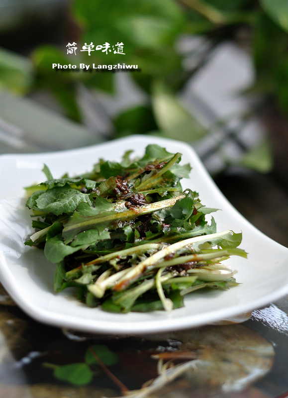 【凉拌苦菜】 夏日炎炎,适当吃点"苦头"