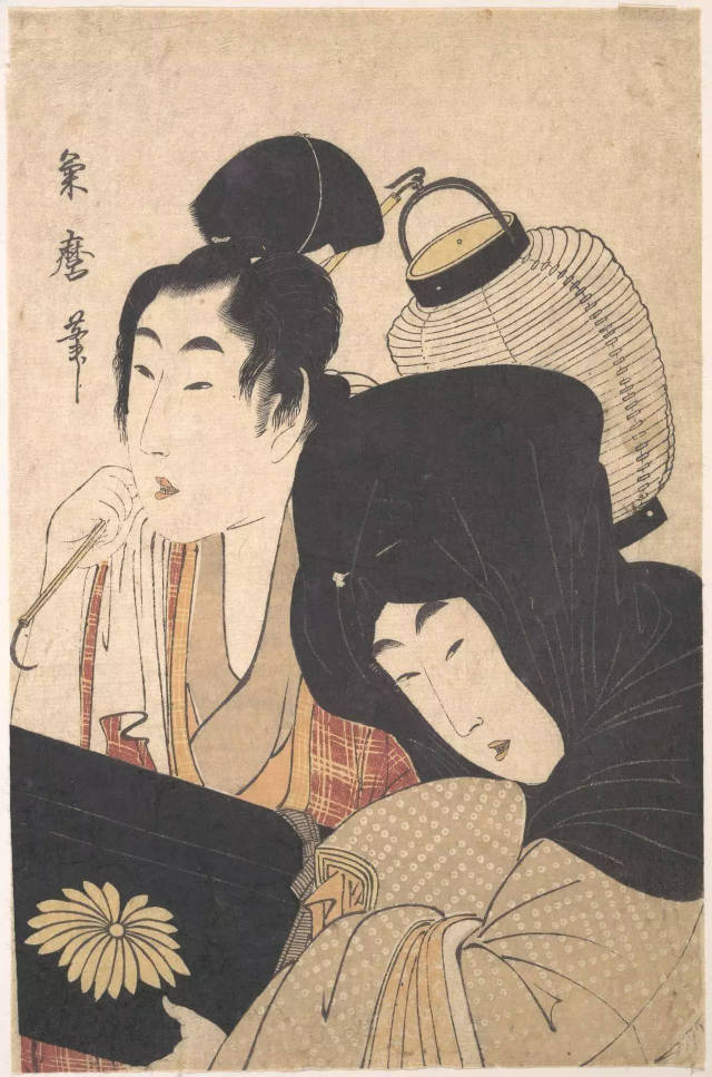 浮世绘美人画家喜多川歌麿