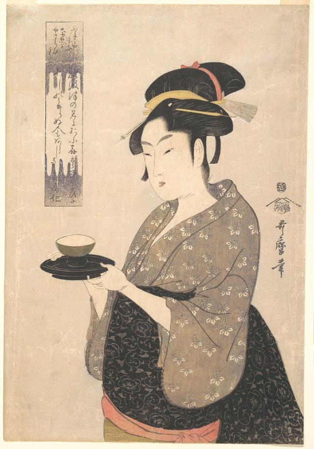 浮世绘美人画家喜多川歌麿