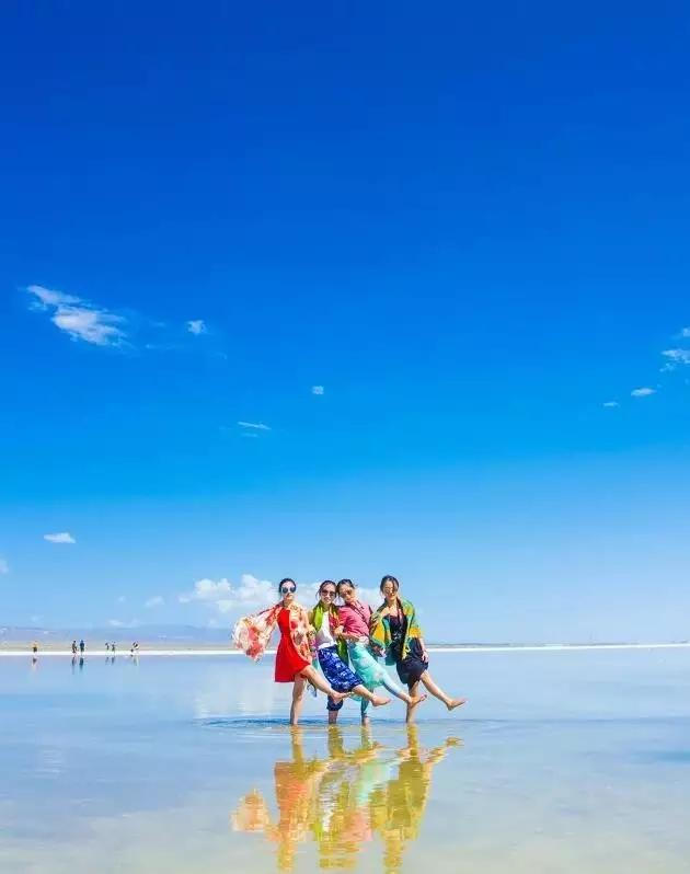 茶卡盐湖,旅游的天堂,艺术的天堂,中国天空之境.