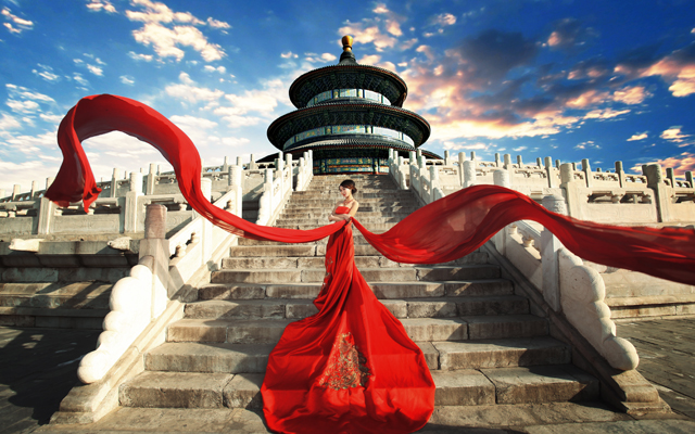 北京婚纱摄影;拍时尚古装婚纱照注意事项