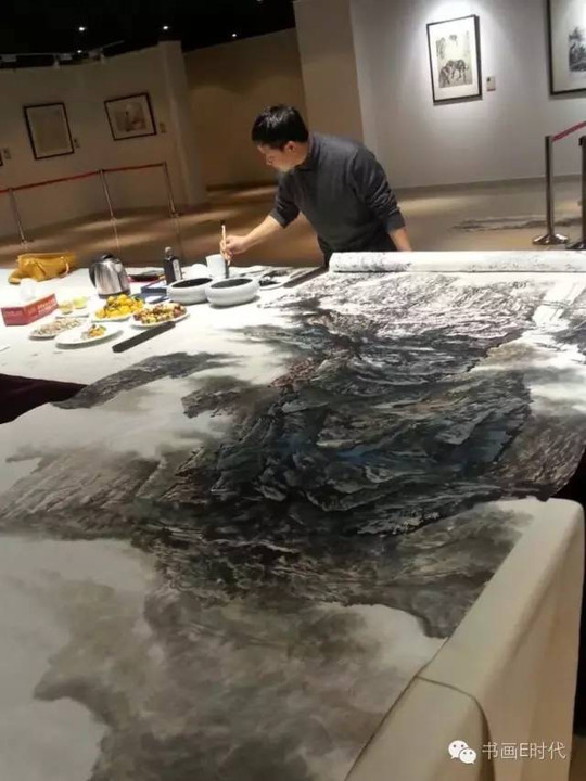 当代山水画家李明作品欣赏