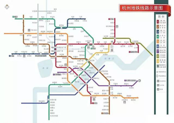 此为较早版本中杭州地铁9号线线路规划图,仅供参考,最终以官方规划