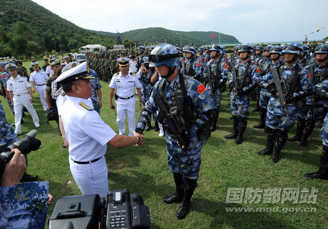 (以上为中泰海军陆战队联训资料照片)