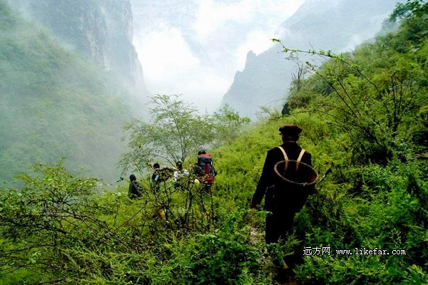 信鸽失踪指南针失灵这个叫石门关的地方,是黑竹沟腹地的一个峡口,自古