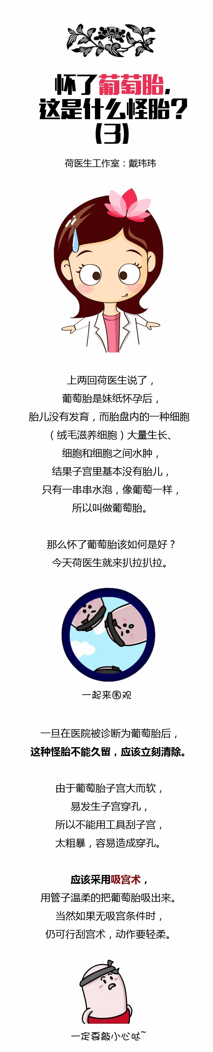 【荷医生课堂】怀了葡萄胎,这是什么怪胎?