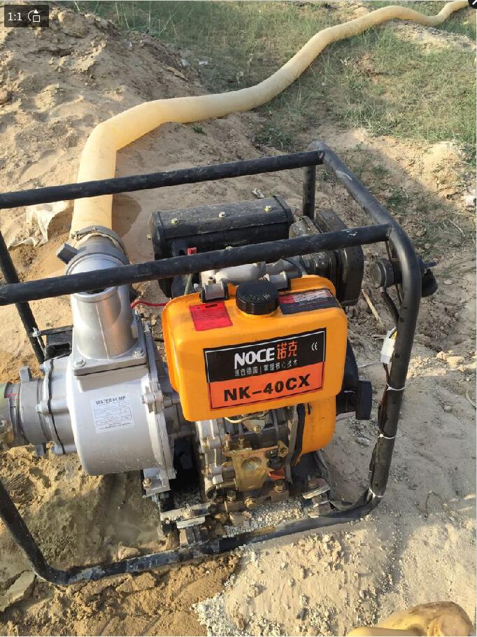 抗旱 防汛 野外浇灌-诺克柴油机水泵小身材大作
