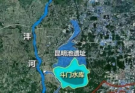 斗门水库(昆明池遗址)规划图 ▼