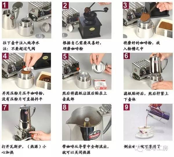 摩卡壶的工作原理和使用方法