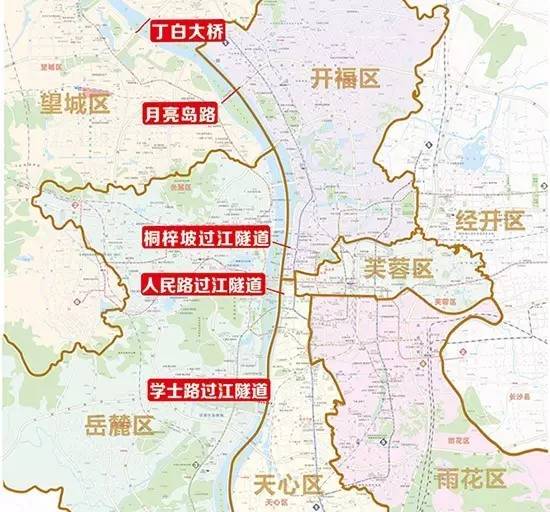 湘江新区高清规划图