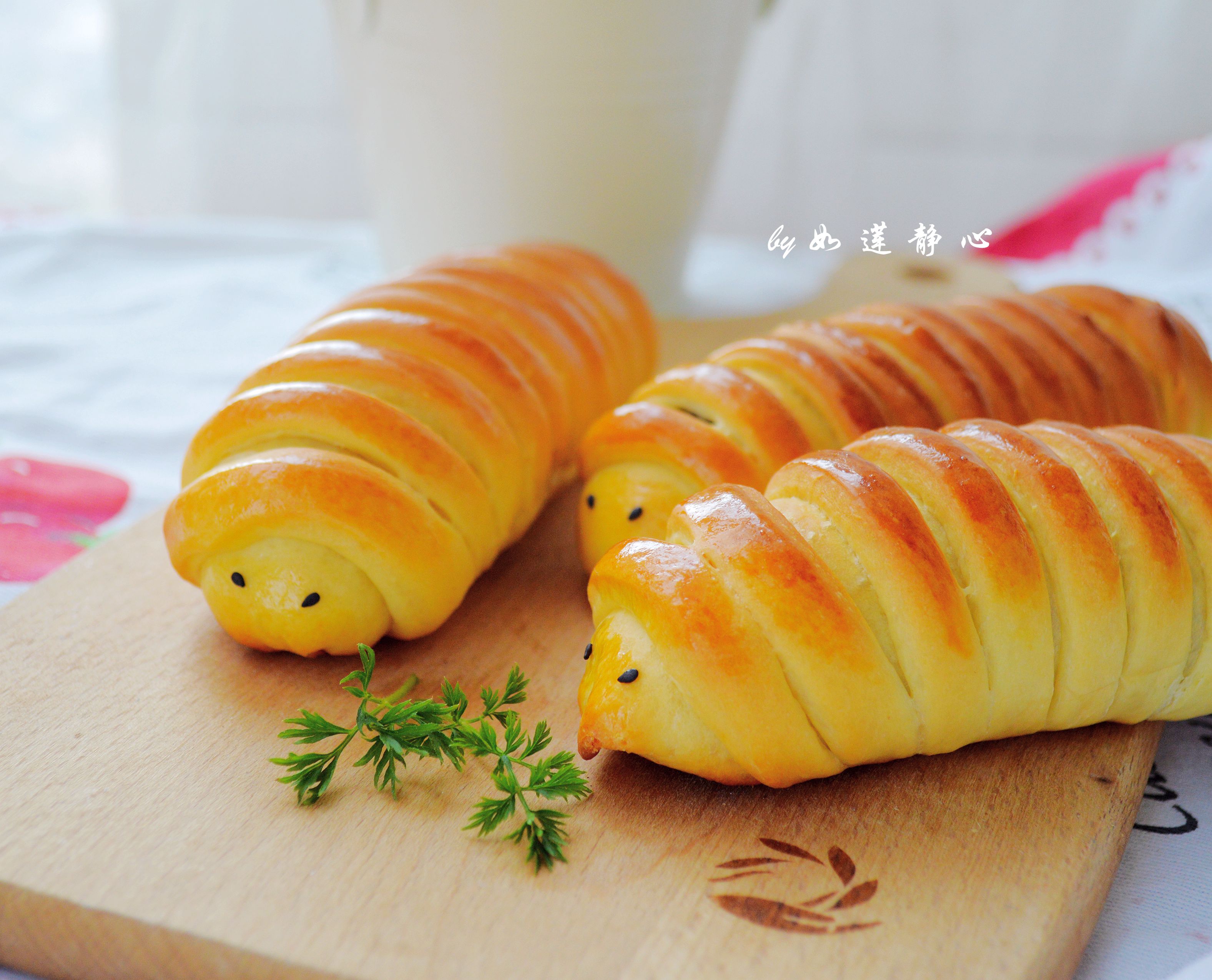 毛毛虫面包怎么做_毛毛虫面包的做法_Ann小叶子_豆果美食