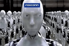 富士康昆山工厂用机器人替代了6万工人 - 微信