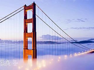 杭州可以直飞旧金山了,从西湖到金门大桥只需
