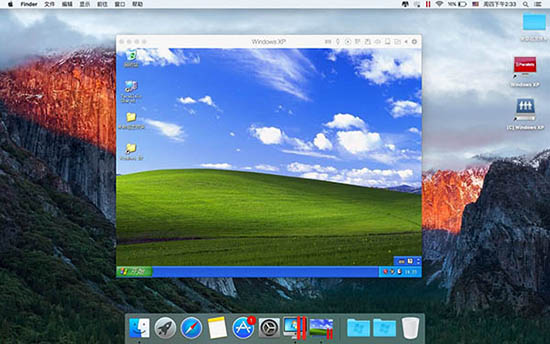 desktop mac虚拟机在苹果电脑上安装之后windows系统显示的