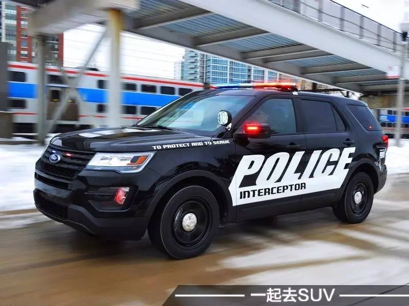 美国的suv警车你见过?当个警察真tm幸福