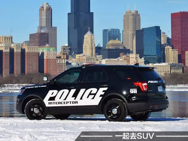 美国的suv警车你见过当个警察真tm幸福