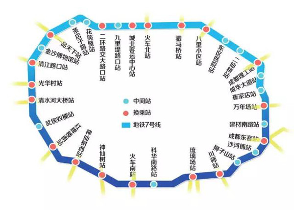 成都地铁17号线线路首次曝光!连接温江永义和