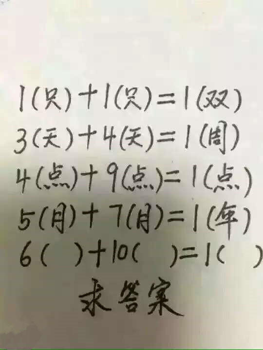 6道烧脑智力测试看着简单颇有难度