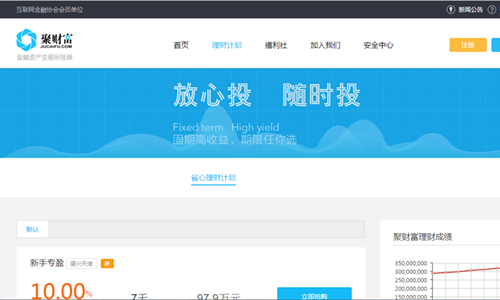 互联网+金融资产交易所互金理财3.0时代-聚财