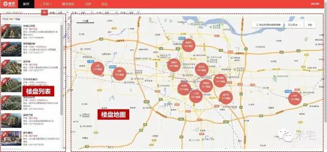 米宅:一张地图看透郑州633个在售楼盘