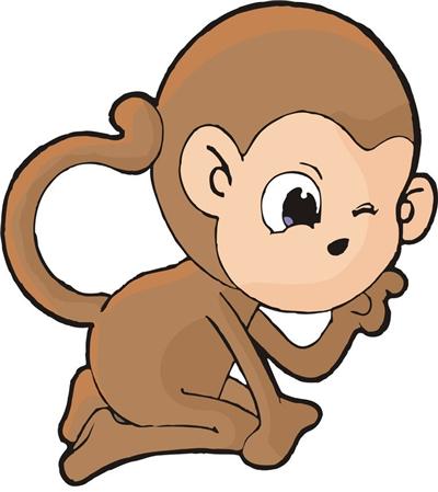 猴子捂住耳朵猜成语_看图猜成语(2)