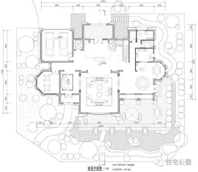 农村土豪自建带观光电梯的6层豪华别墅24x17米