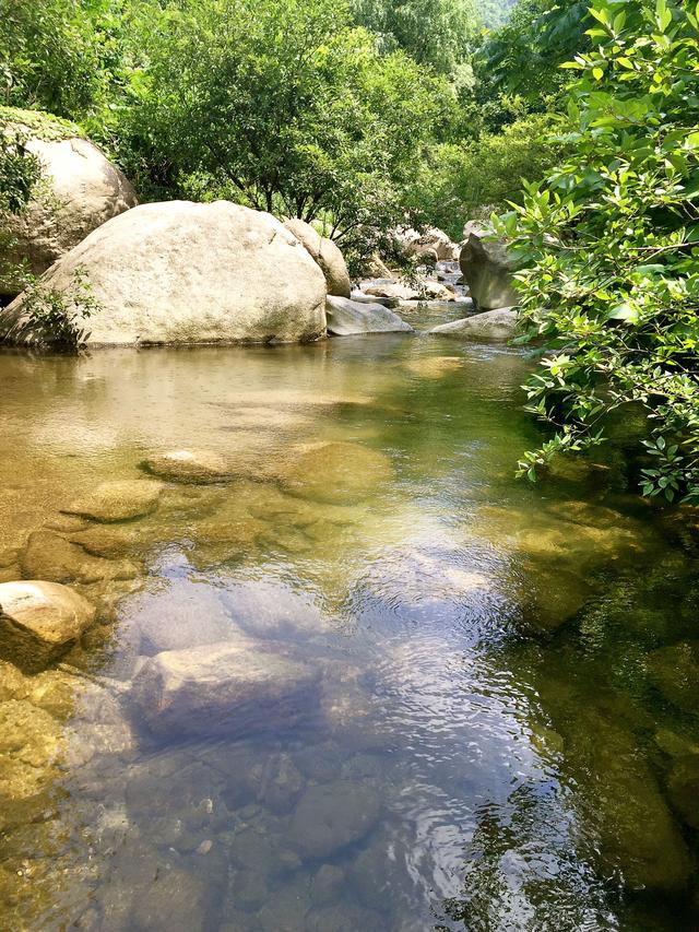 你在大郑州趟冷冷雨水,我却在这小山沟赏潺潺流