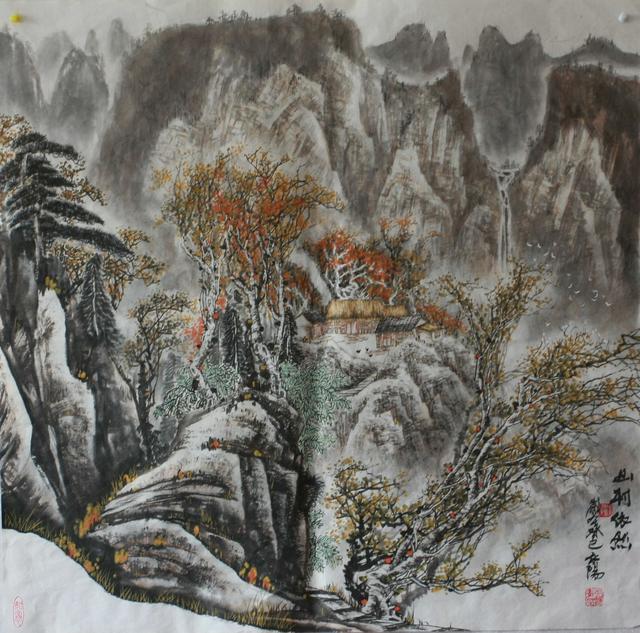 墨洒青山|著名画家李永阳作品欣赏