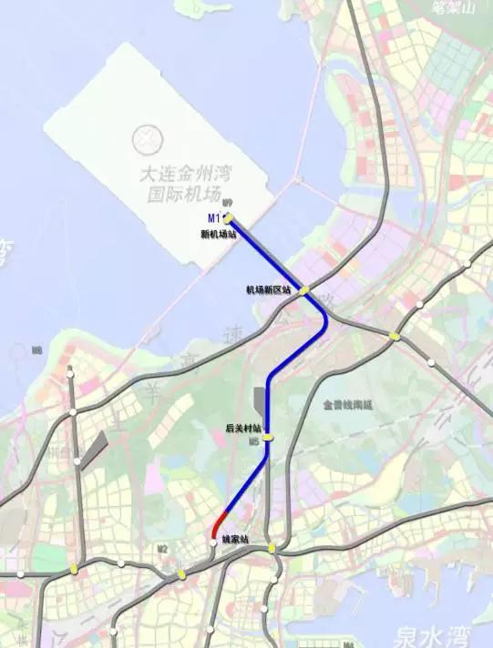 大连地铁1,2号线一期工程已正式开通,其二期工程也在按计划进行.