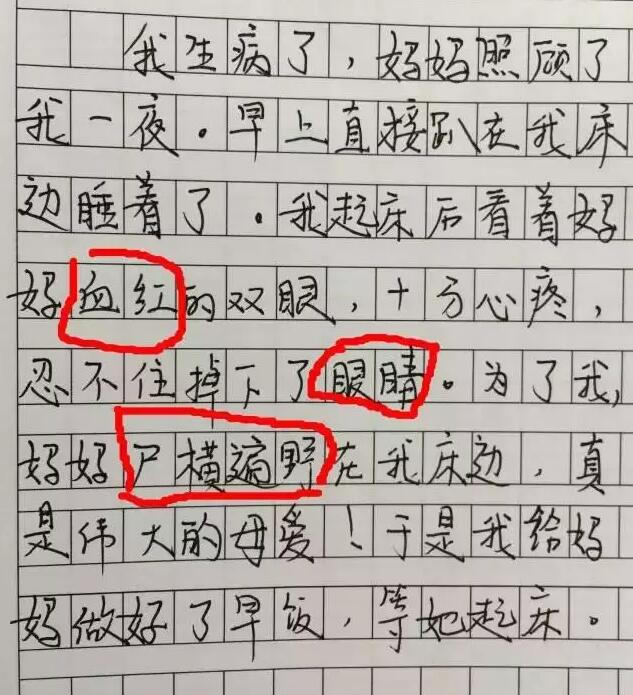 语文难学,作文难写?学生搞笑作文集锦