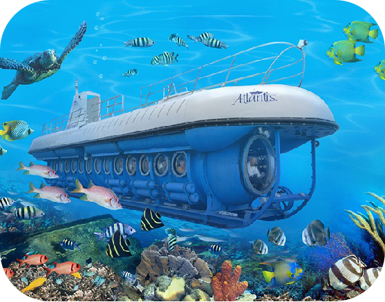 史上最详细的夏威夷欧胡岛亚特兰蒂斯潜水艇攻