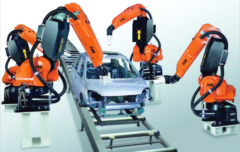 工业机器人在汽车制造生产线应用