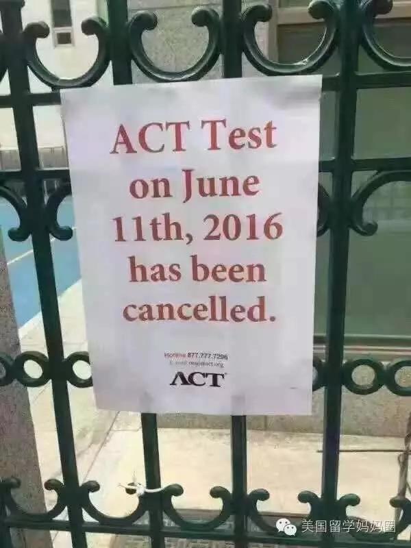 ACT首次因考题泄露取消考试,答案都上网卖了