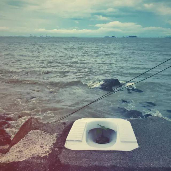 珠海惊现无敌海景露天厕所,美哭了!
