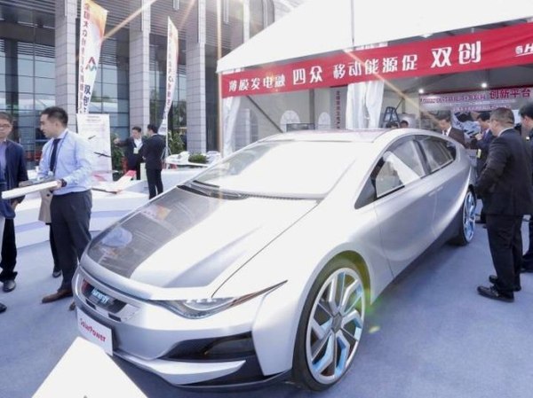 汉能7月2日发布四款电动车 太阳能充电