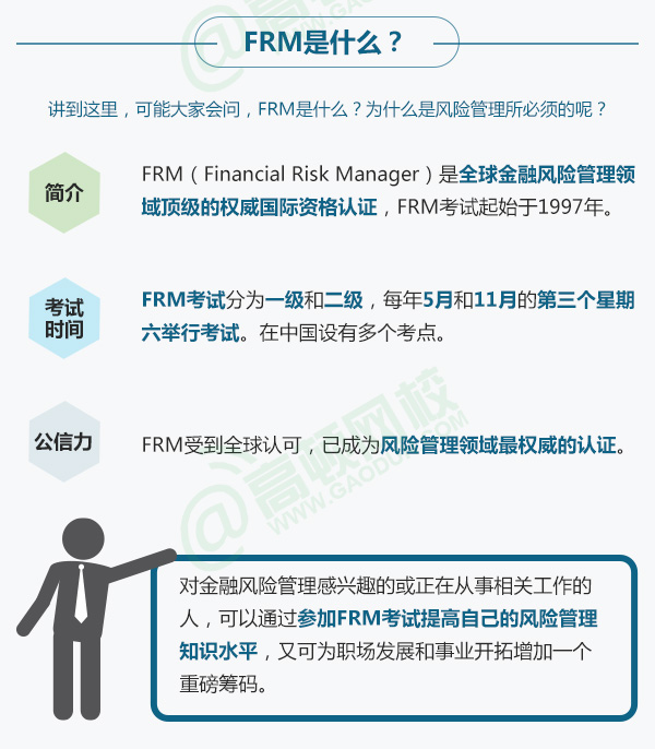FRM是什么,金融风险管理师究竟做什么的