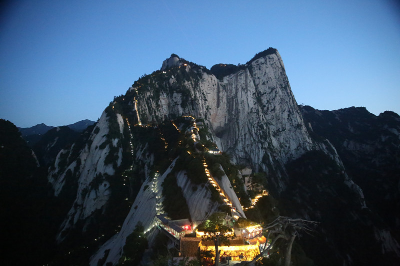 【渭南国资】华山景区亮化改造项目一期工程完工