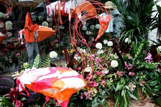 新饰觉陈列满眼花花世界2016伦敦花艺橱窗