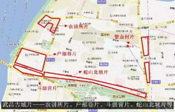 2016武汉拆迁地图最新完整版:武汉一大批土豪