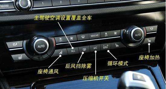 如上图,再看看中控台处的按键,比较常用的就是收音机,音量调节