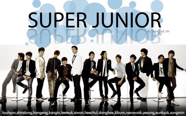 中间力量的super junior还在坚持发专辑,走绅士风