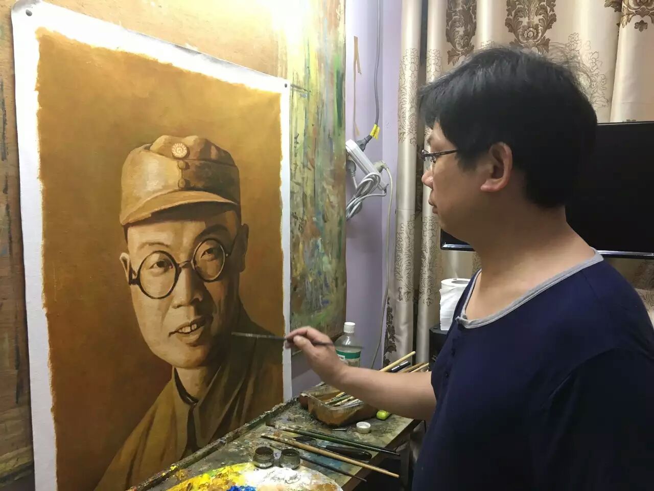 中国著名油画家唐三超油画展新加坡展即将开幕