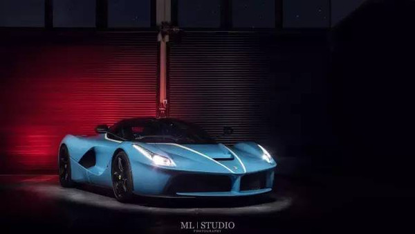 【跑车世界】国内baby blue 法拉利laferrari!