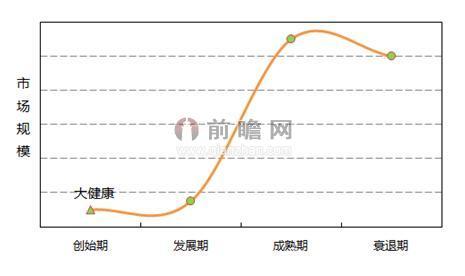 大健康产业生命周期示意图