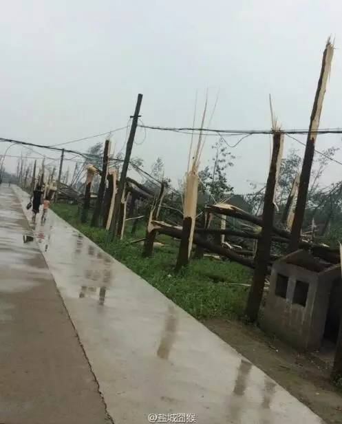 【祈祷】今日下午,盐城阜宁遭遇龙卷风+暴雨+