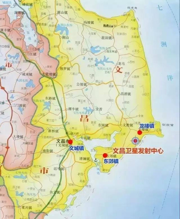 先来看看文昌地图 了解一下火箭发射基地的位置▼ 交 通 如果你乘坐