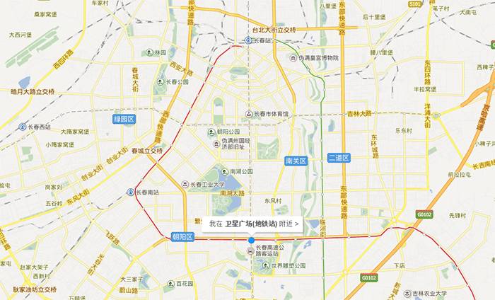 长春老妹眼中的长春地图 ▼