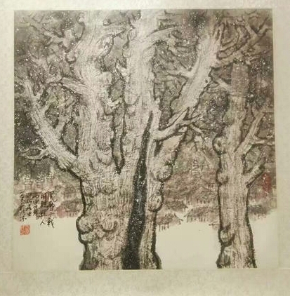 著名画家王留民山水画作品北京开幕